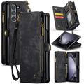 Samsung Galaxy Z Fold6 Caseme 008 2-in-1 Multifunktions Wallet Hülle - Preto