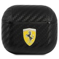 Scuderia Ferrari Carbon AirPods 3 Hülle mit Schlüsselring - Schwarz