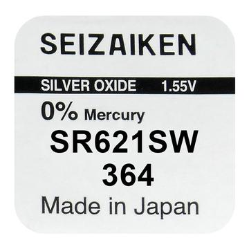 Seizaiken 364 SR621SW Silberoxidbatterie - 1.55V