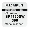 Seizaiken 390 SR1130SW Silberoxidbatterie - 1.55V