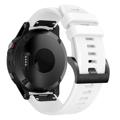 Silikonarmband - Garmin Fenix 6 GPS/6 Pro GPS/5/5 Plus - Weiß