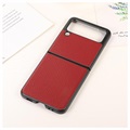 Samsung Galaxy Z Flip3 5G Slim Cover - Echtleder - Rot