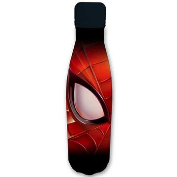 Spider-Man Edelstahl-Wasserflasche / Thermoflasche - 500ml - Rot / Schwarz