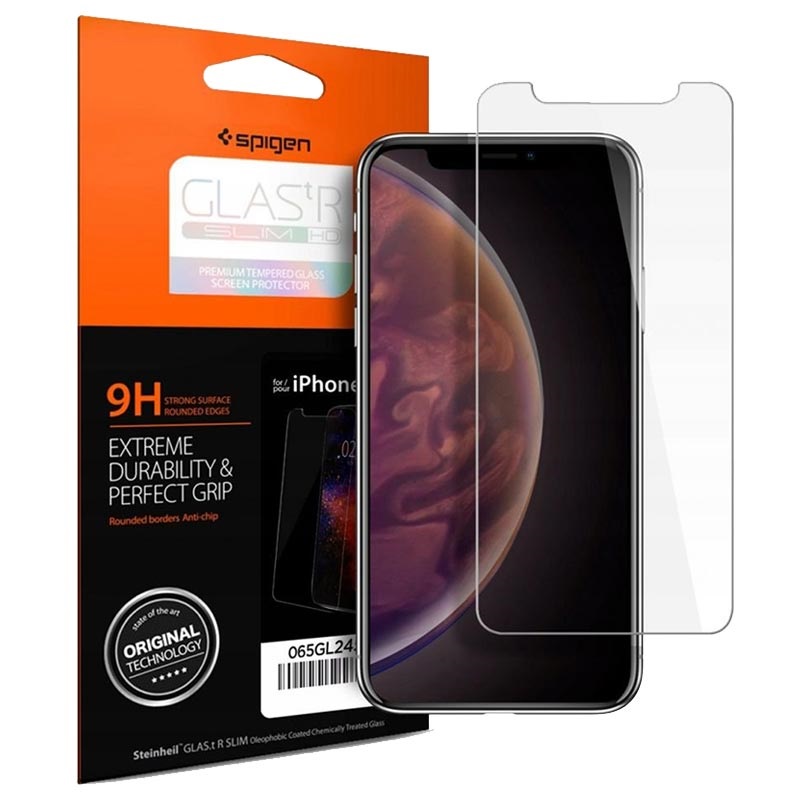 Spigen Glas.tR Slim HD iPhone X / XS Panzerglas 9H