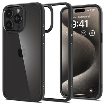 iPhone 15 Pro Spigen Ultra Hybrid Hülle - Schwarz