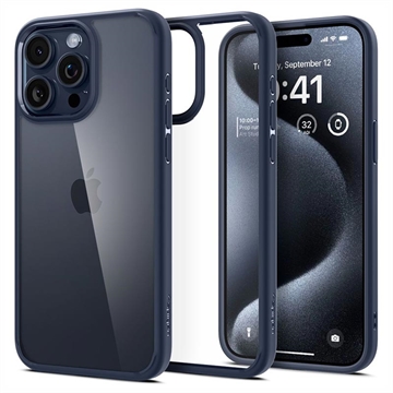 iPhone 15 Pro Spigen Ultra Hybrid Hülle - Navy Blau