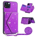 Stardust iPhone 14 Cover mit Kartensteckplatz