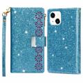 Starlight Serie iPhone 14 Pro Wallet Hülle - Blau