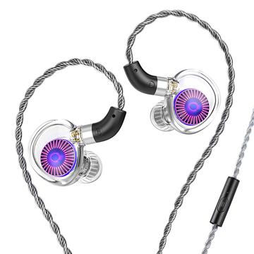 TRN Medusa Abnehmbare In-Ear-HiFi-Kopfhörer - Dreikammer-Design für Audiophile