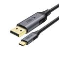 Tech-Protect UltraBoost USB-C zu DisplayPort 1.4 Kabel - 8K@60Hz, 180cm - Schwarz