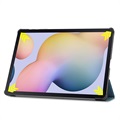 Tri-Fold Serie Samsung Galaxy Tab S7+/S8+ Folio Hülle - Blau