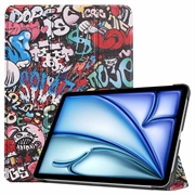 iPad Air 11 (2024) Tri-Fold Serie Smart Folio Hülle - Graffiti