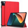 Xiaomi Pad 6/Pad 6 Pro Tri-Fold Serie Smart Folio Hülle - Rot