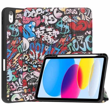 Tri-Fold Serie iPad (2022) Smart Folio Hülle - Graffiti