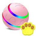 Wiederaufladbarer LED-Selbstspielball für Haustiere mit Fernbedienung - Rosa