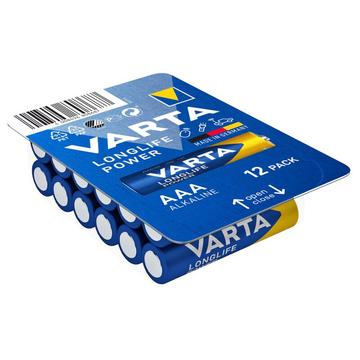 Varta Longlife Power LR03/AAA Batterie - 12 Stück.