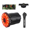 WEST BIKING YP0701317 Sitzkissen / Sattelstützenhalterung USB Aufladen Fahrrad LED Rücklicht Wasserdicht Smart Brake Induktion Radfahren Warnung Rücklicht