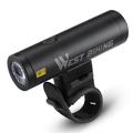 WEST BIKING YP0701332 500LM Fahrrad helles LED-Frontlicht Nacht Radfahren Fahrrad Sicherheit Taschenlampe - schwarz