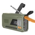 Tragbares Solar-Handkurbel-Notfallradio mit LED-Taschenlampe, Powerbank WR-6D – DAB/FM, 4500mAh (Offene Verpackung - Bulk)