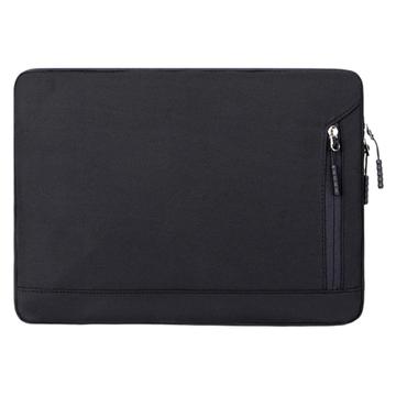 Wasserfeste, elegante Oxford-Laptoptasche mit Seitentasche - 15.6" - Schwarz