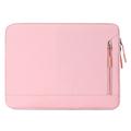 Wasserabweisende elegante Oxford Laptop-Tasche m. Seitentasche - 13.3" - Rosa