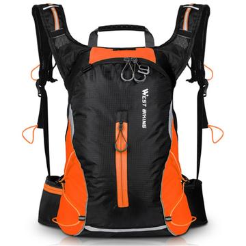 West Biking Sports Radsport Rucksack - 16L - Orange / Schwarz