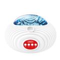 XO YH12 Flying Saucer LED-Stern- und Galaxie-Projektor mit Bluetooth-Lautsprecher - Weiß