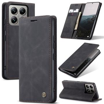 Xiaomi 14T Pro Caseme 013 Serie Schutzhülle mit Geldbörse - Schwarz