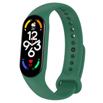 Xiaomi Mi Band 5/6/7 Matte Silikonband - Grün