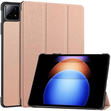 Xiaomi Pad 6S Pro 12.4 Tri-Fold Serie Smart Folio Hülle - Roségold