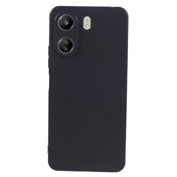 Xiaomi Poco C65/Redmi 13C Anti-Fingerabdrücke Matte TPU Hülle - Schwarz