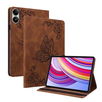 Xiaomi Redmi Pad Pro Butterfly Serie Folio-Hülle - Braun