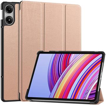 Xiaomi Redmi Pad Pro/Poco Pad Tri-Fold Serie Smart Folio Hülle - Roségold