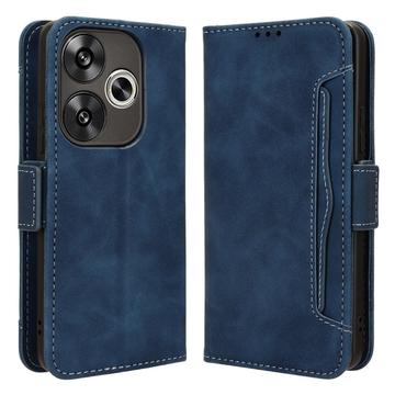 Xiaomi Redmi Turbo 3/Poco F6 Wallet Hülle mit Kartenhalter - Blau