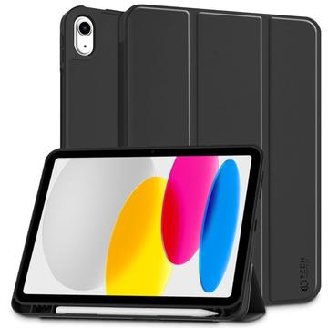 iPad (2022) Tech-Protect SmartCase Pen Dreifach faltbare Folio-Hülle - Schwarz