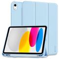 iPad (2022) Tech-Protect SmartCase Pen Dreifach faltbare Folio-Hülle - Himmelblau