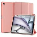 iPad Air 13 (2024) Dux Ducis Domo Tri-Fold Smart Folio Hülle - Rosa