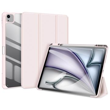 iPad Air 13 (2024) Dux Ducis Toby Tri-Fold Smart Folio Hülle - Hellrosa