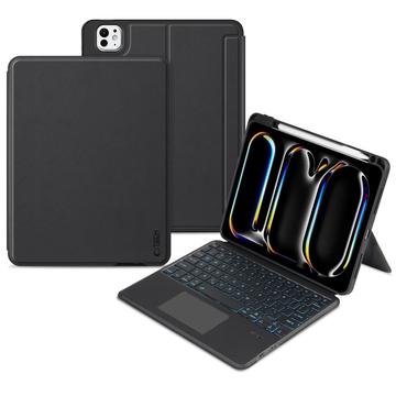 iPad Pro 11 (2024) Tech-Protect SmartCase Mag Pen Bluetooth Tastatur Hülle - Schwarz