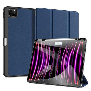 iPad Pro 13 (2024) Dux Ducis Domo Tri-Fold Smart Folio Hülle - Blau