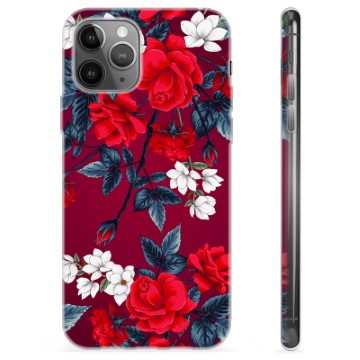 iPhone 11 Pro Max TPU Hülle - Vintage Blumen