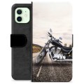 iPhone 12 Premium Schutzhülle mit Geldbörse - Motorrad