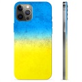 iPhone 12 Pro Max TPU Hülle Ukrainische Flagge - Zweifarbig