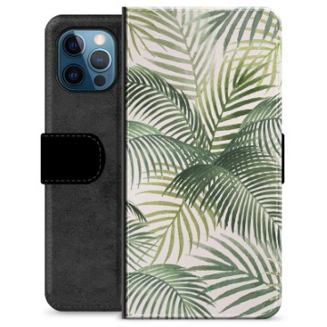 iPhone 12 Pro Premium Schutzhülle mit Geldbörse - Tropic