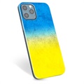 iPhone 12 Pro TPU Hülle Ukrainische Flagge - Zweifarbig