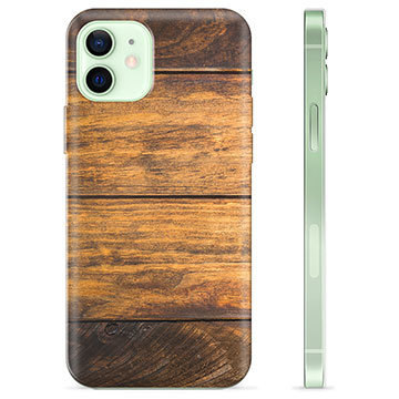 iPhone 12 TPU Hülle - Holz