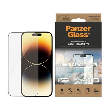 iPhone 14 Pro Panzerglas Ultra-Wide Fit Anti-Reflective EasyAligner Panzerglas - 9H - Schwarz Rand