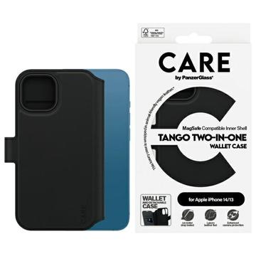 iPhone 13/14 PanzerGlass Care Tango 2-in-1 Wallet Hülle - MagSafe-kompatibel - Schwarz