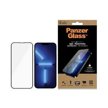 iPhone 13 Pro Max PanzerGlass E2E Case Friendly Panzerglas - 9H - Schwarz Rand