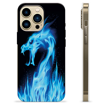 iPhone 13 Pro Max TPU Hülle - Blauer Feuerdrache